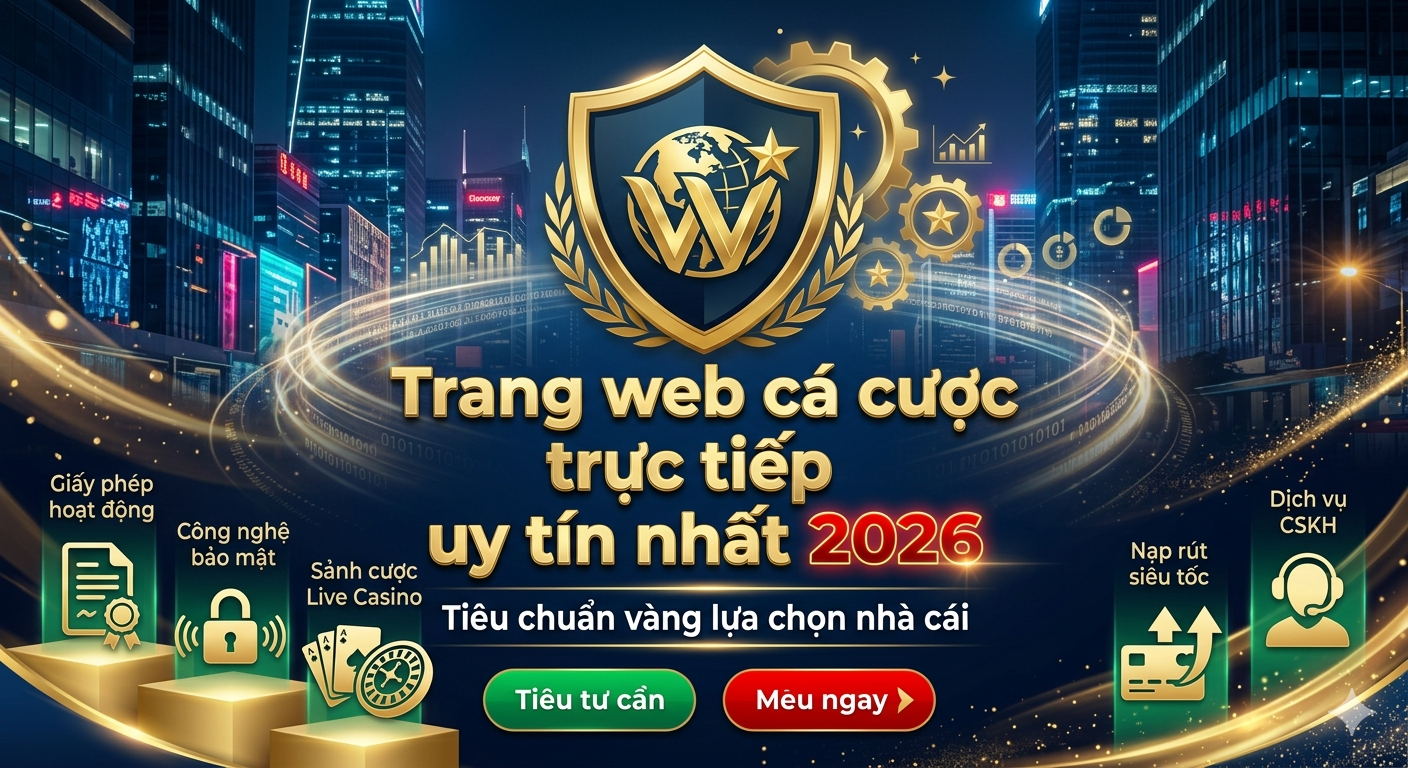 Trang web cá cược trực tiếp uy tín nhất 2026