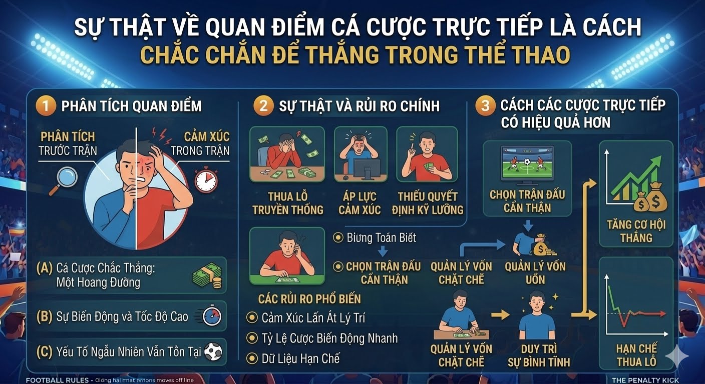 cá cược trực tiếp là cách chắc chắn để thắng